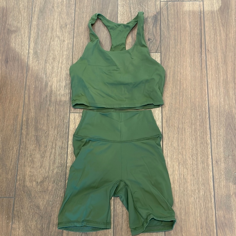 Paragon Fitwear matching green set